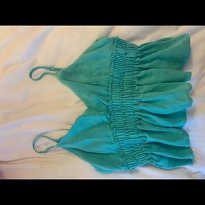 Blue/green tank top